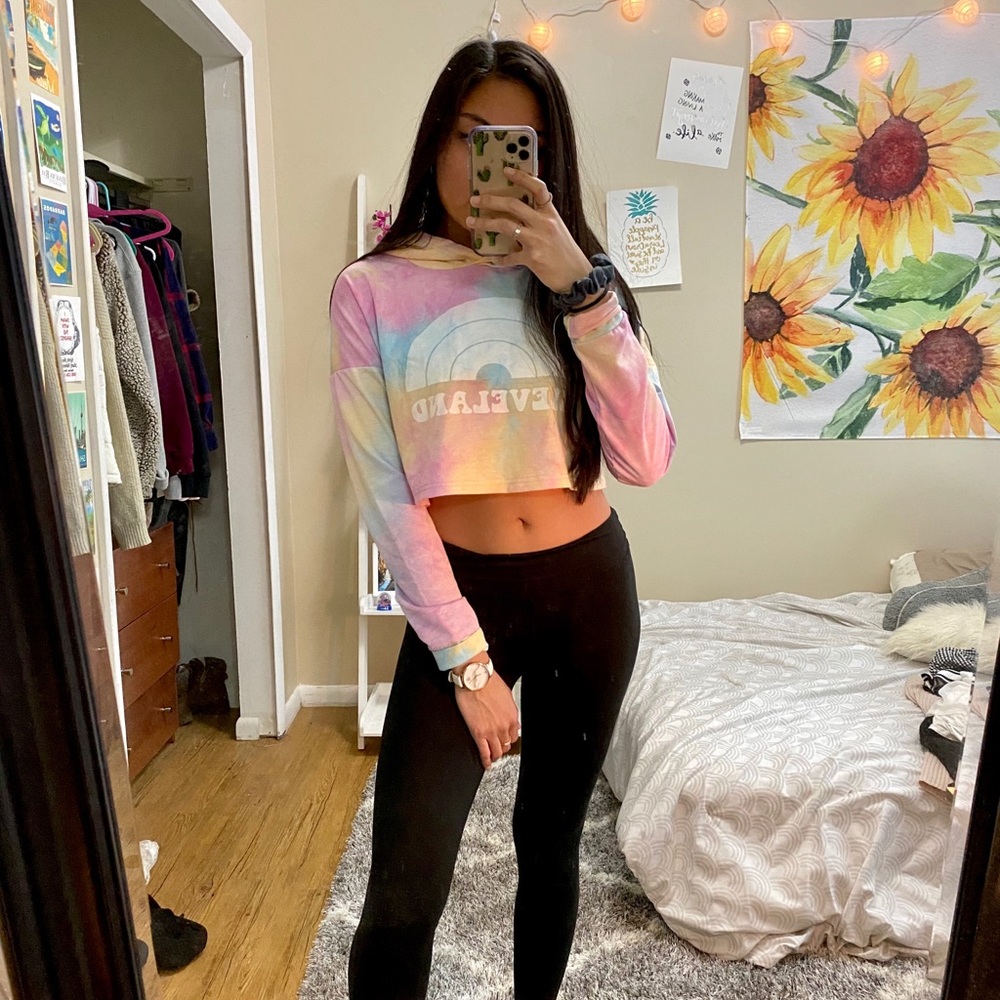 Nwt Tie Dye Cleveland Hoodie